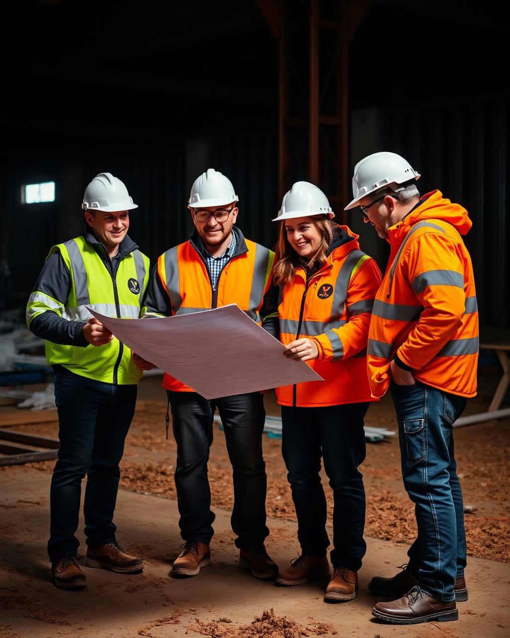 ACME Builders team on site